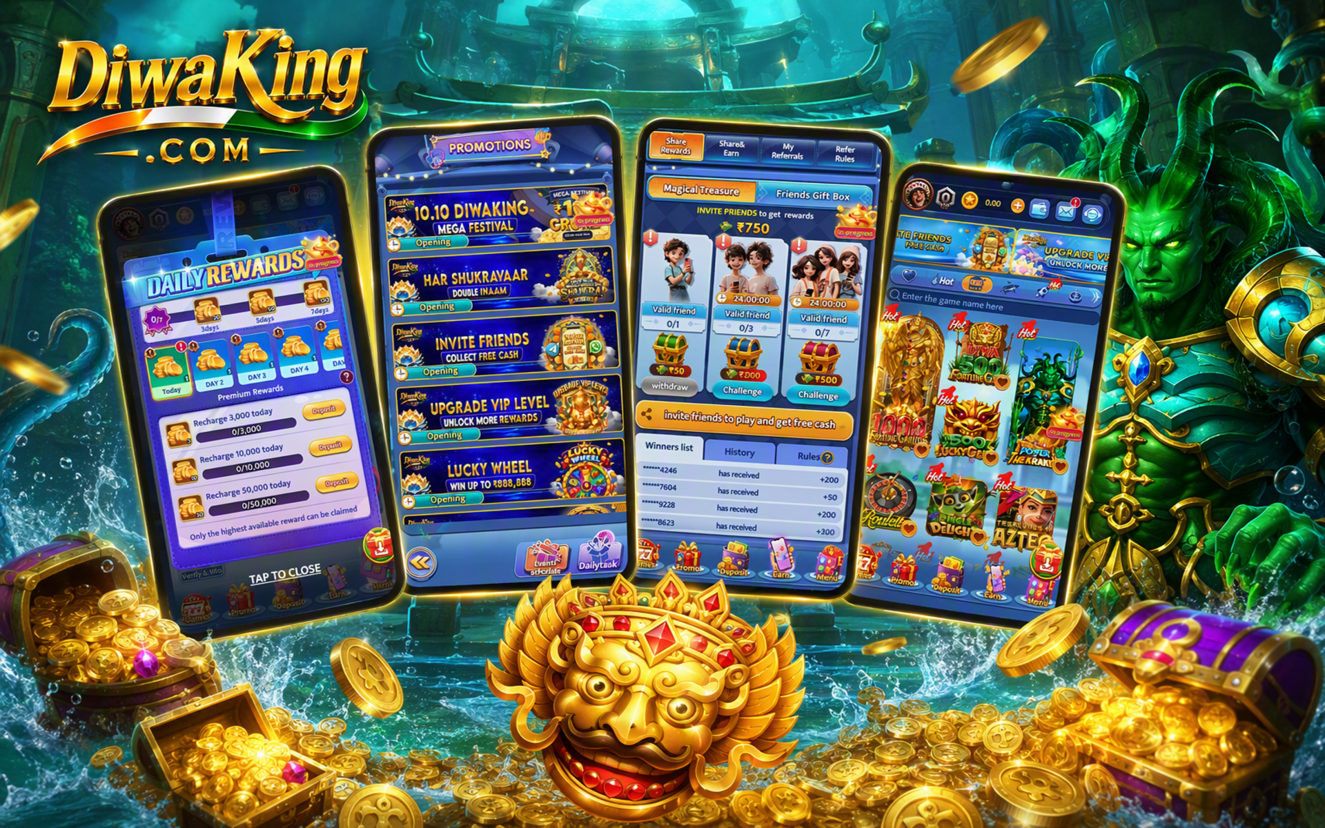 Diwa King games lobby